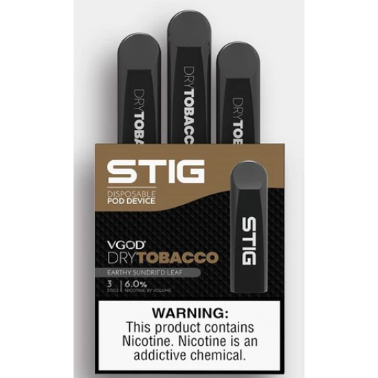 STIG VGOD Dry Tobacco (3Pack) vape