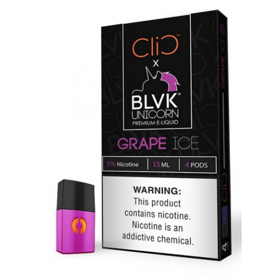 Clic Vapor BLVK Unicorn Grape Ice Pods