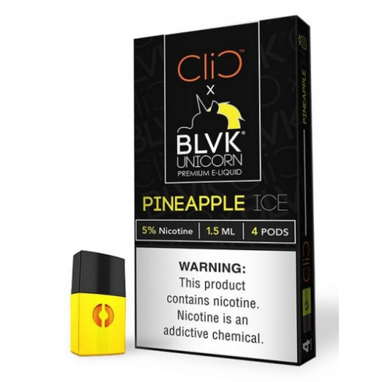 Clic Vapor BLVK Unicorn Pineapple Ice Pods vape